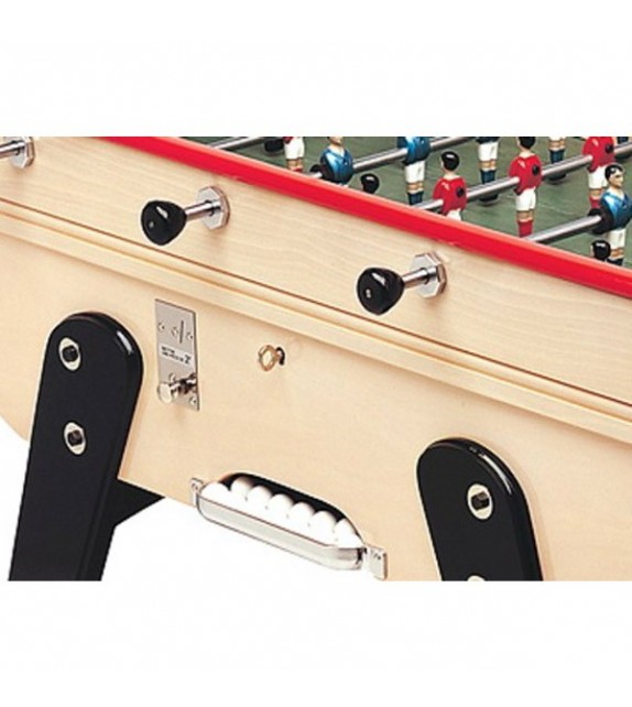 Voetbaltafel Bonzini - model B60 met muntinworp Voetbaltafel Bonzini - model B60 met muntinworp