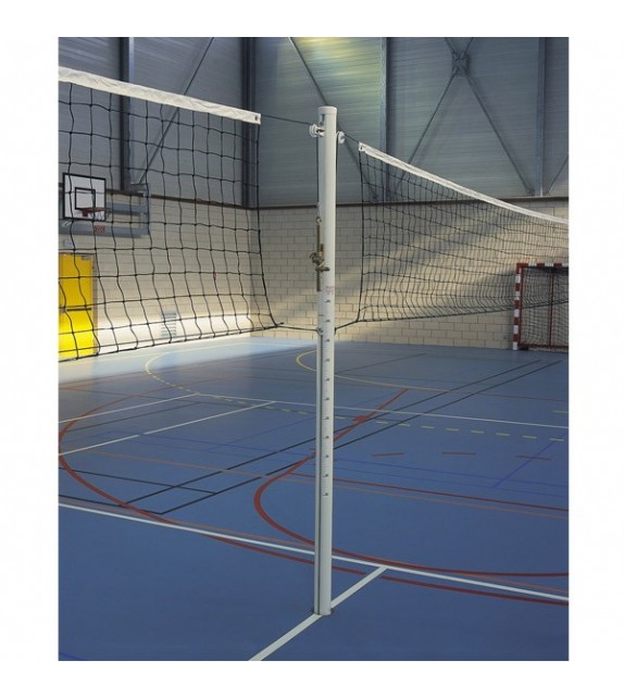Middelpaal in aluminium voor volleybal