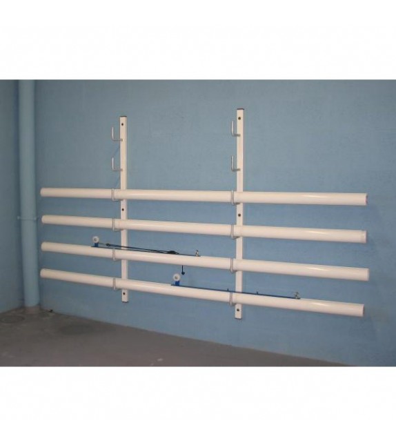 Râtelier pour poteaux de volleyball