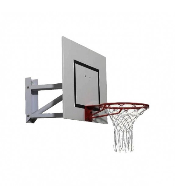 bodem Garantie Bijzettafeltje Basketbalring met muurbevestiging - indoor - Variabele hoogte - Sportibel SA