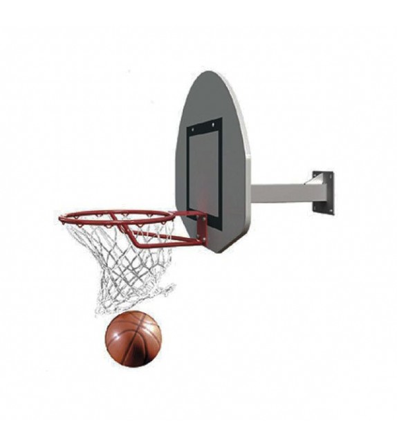 Basketbalring voor muurbevestiging - indoor - Vaste hoogte