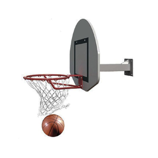 Kosten noodsituatie Ambassadeur Basketbalring voor muurbevestiging - indoor - Vaste hoogte - Sportibel SA