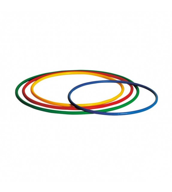 4 ronde hoepels in 4 kleuren - diameter: 65 cm