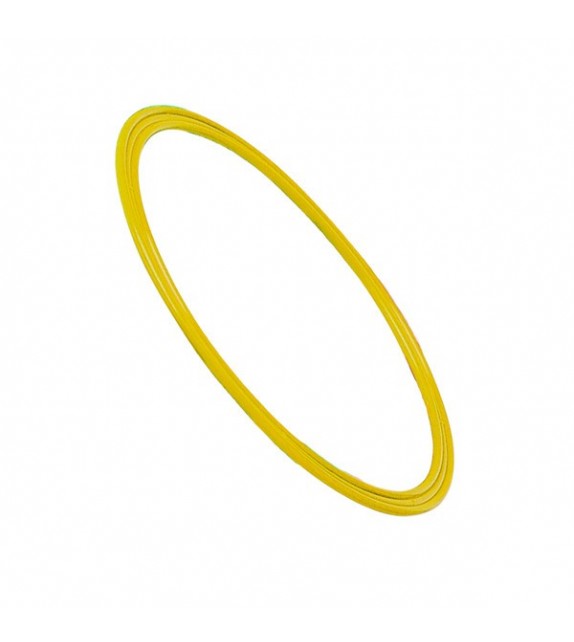 Platte hoepel geel - diameter : 35cm