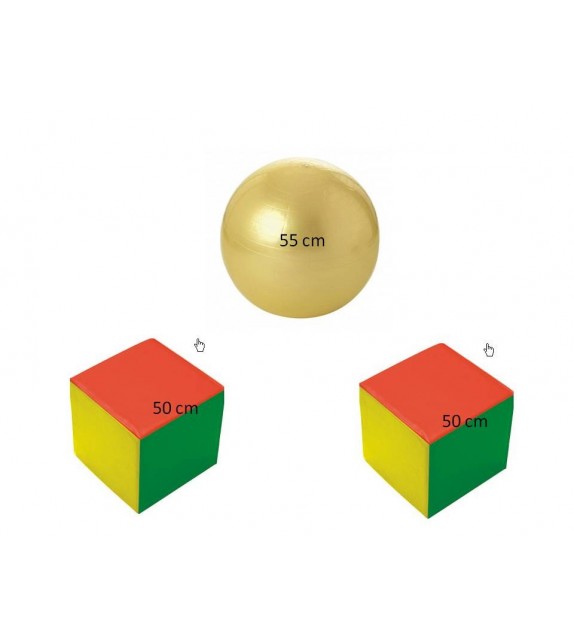 Poull Ball 2 cubes + 1 balle