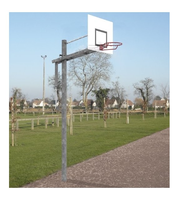 Poteau de basket dép 1.2m hauteur règlable