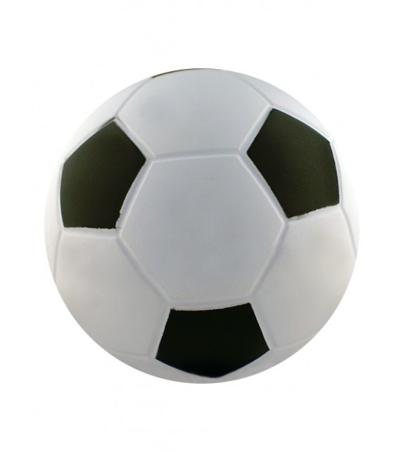 Voetbal 21cm in PU-foam met huid