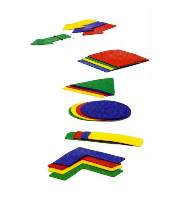 Set van 24 geometrische vormen - markering