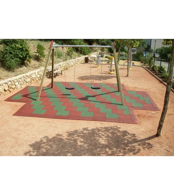 Dalle amortissante HX outdoor 50 x 50 cm Dalle amortissante HX outdoor 50 x 50 cm