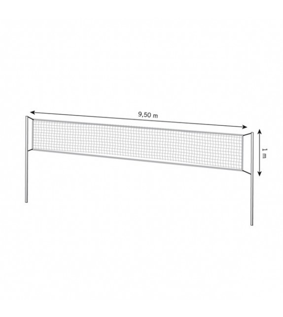 Volleyball - filet câble carbone- sur mesure Volleyball - filet câble carbone- sur mesure