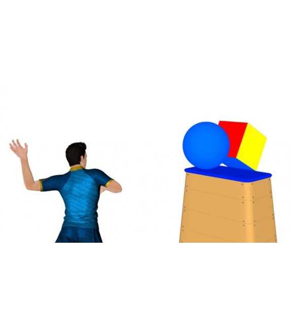 Cube pour la pratique du Poull Ball en mousse