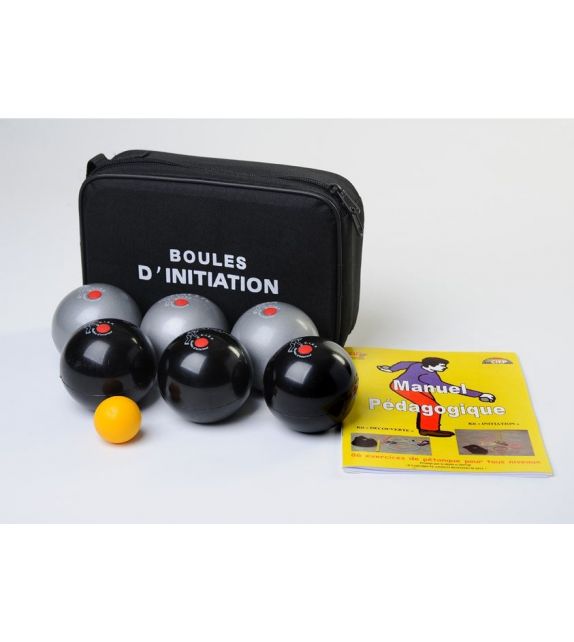 set 6 ballen soft  petanque 680gr 74mm - senior
