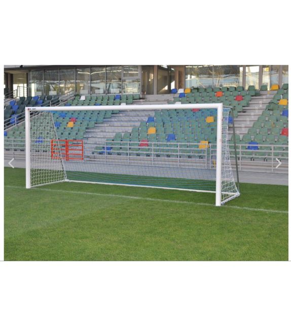 Voetbaldoelen (paar) verplaatsbaar 5 x 2 m aluminium School-versie Voetbaldoelen (paar) verplaatsbaar 5 x 2 m aluminium School-versie