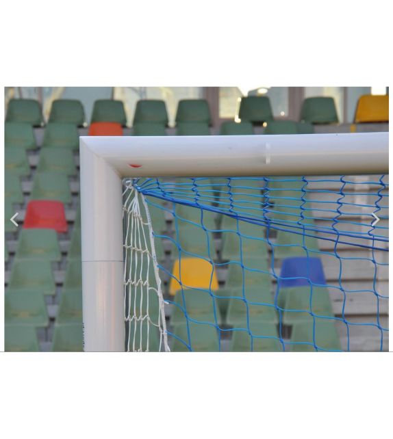 Buts de football Scolaire transportables à 8 joueurs 5 x 2 m aluminium  MARACANA 