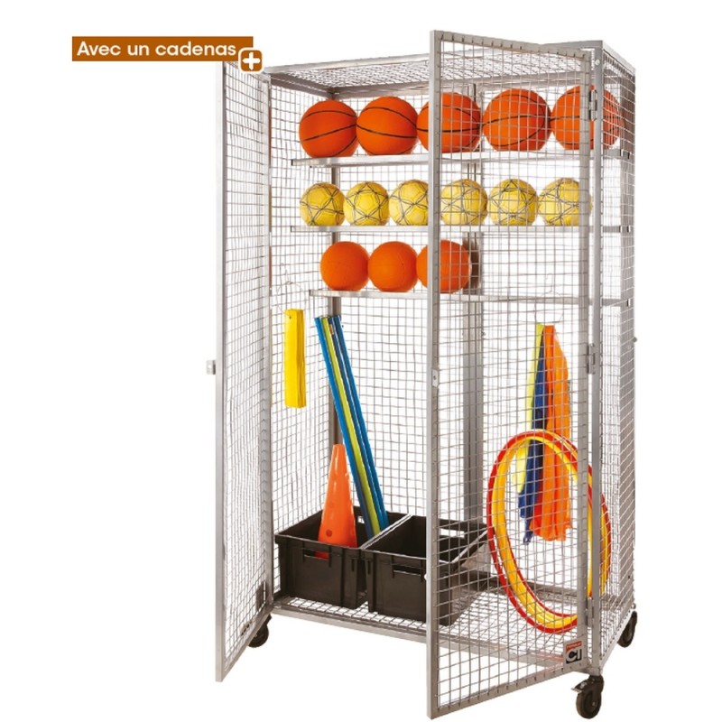 Metalen opbergkast XL 120x55x200 cm Metalen opbergkast XL 120x55x200 cm