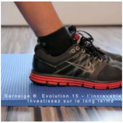 Fitnessmat "Sarneige Evolution15" 1,8 m x 0,6 m x 15 mm