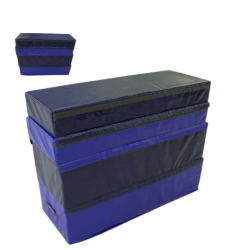 Gymstart Plinth droit en mousse 3 éléments 1.0m
