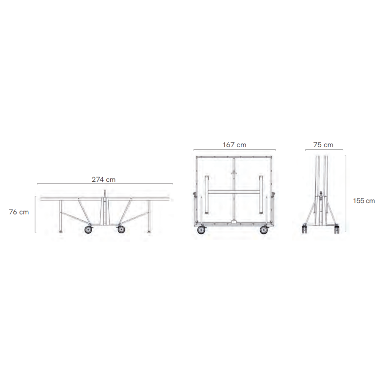 Cornilleau 540 M Crossover Outdoor - grijs Cornilleau 540 M Crossover Outdoor - grijs