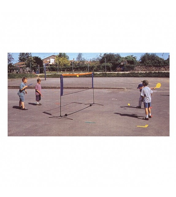 Badminton - palen + netten - l: 3,1 m, h: 1,5 m