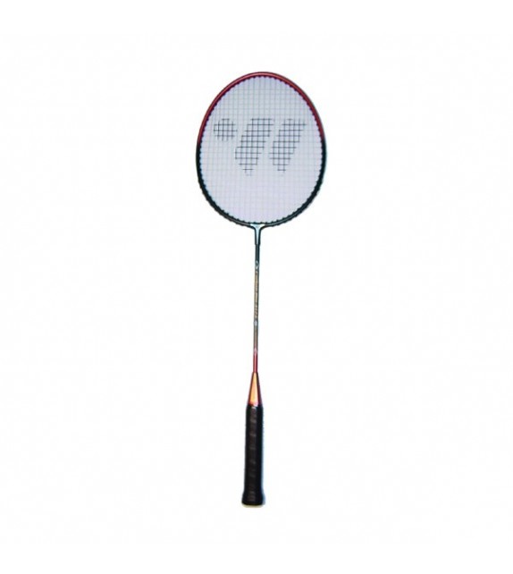 Badmintonracket, steel van staal en blad van aluminium, 66 cm