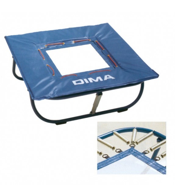 Mini trampoline à ressorts 1.13m x 1.13m Dima