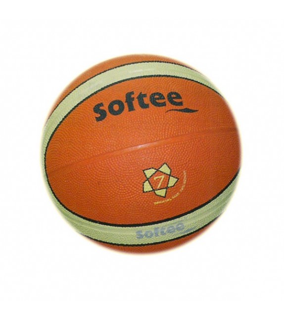 Basketbal maat 7 in rubber en karkas van versterkt nylon