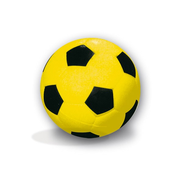 Ballon de football en mousse Ballground 500 T4 jaune et