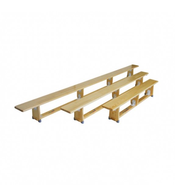 Banc Suedois Pin Massif Primaires H 31cm L 24cm Sportibel Sa