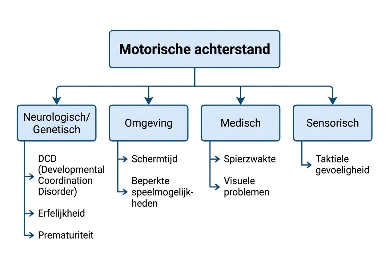Oorzakencategorieën motorische achterstand