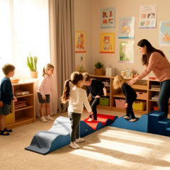 Jeux de psychomotricité en maternelle : 50 activités simples