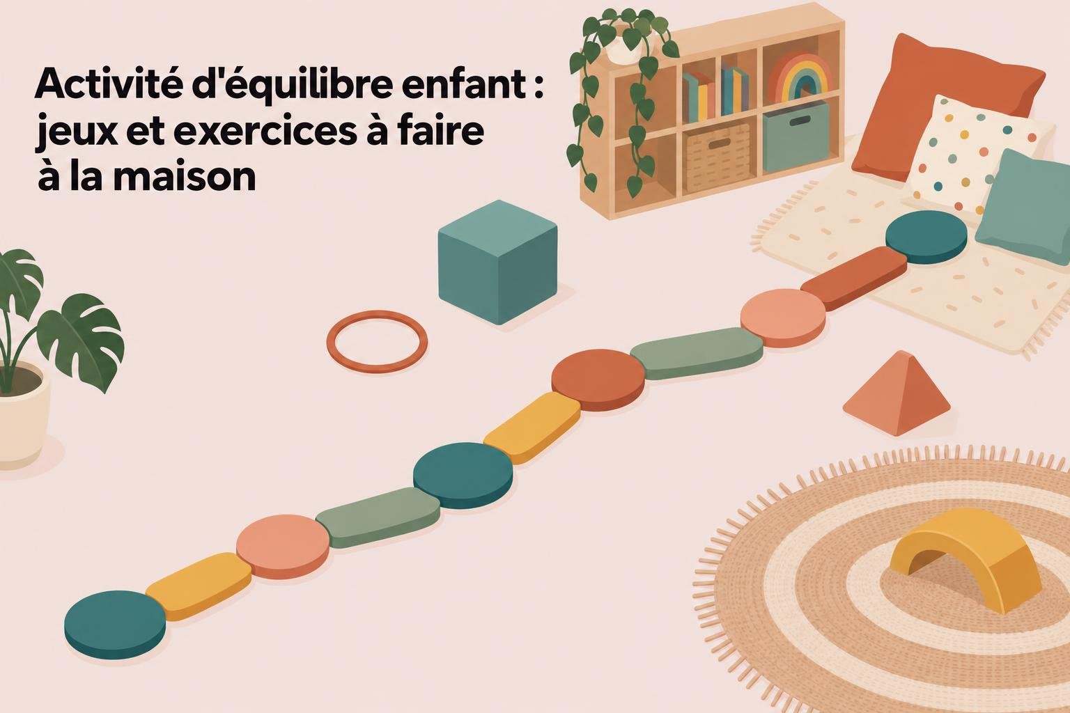 Activité d'équilibre enfant : jeux et exercices à faire à la maison