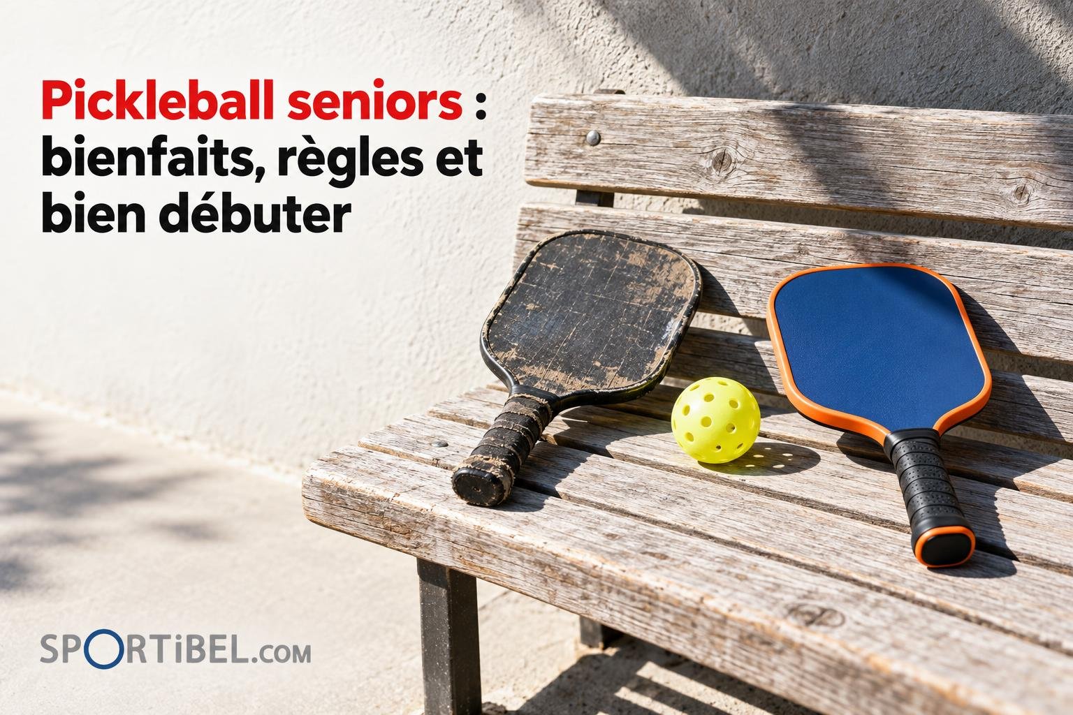 Pickleball seniors : bienfaits, règles et bien débuter