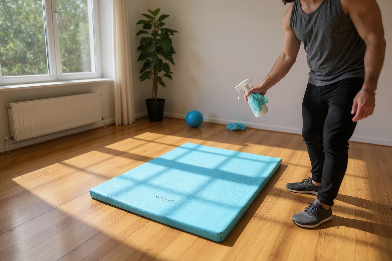 Comment faire un nettoyage efficace de votre tapis de gymnastique