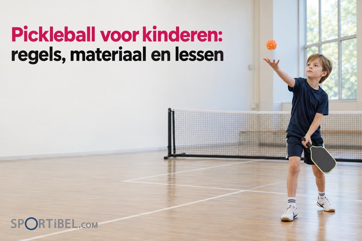 Pickleball voor kinderen: regels, materiaal en lessen