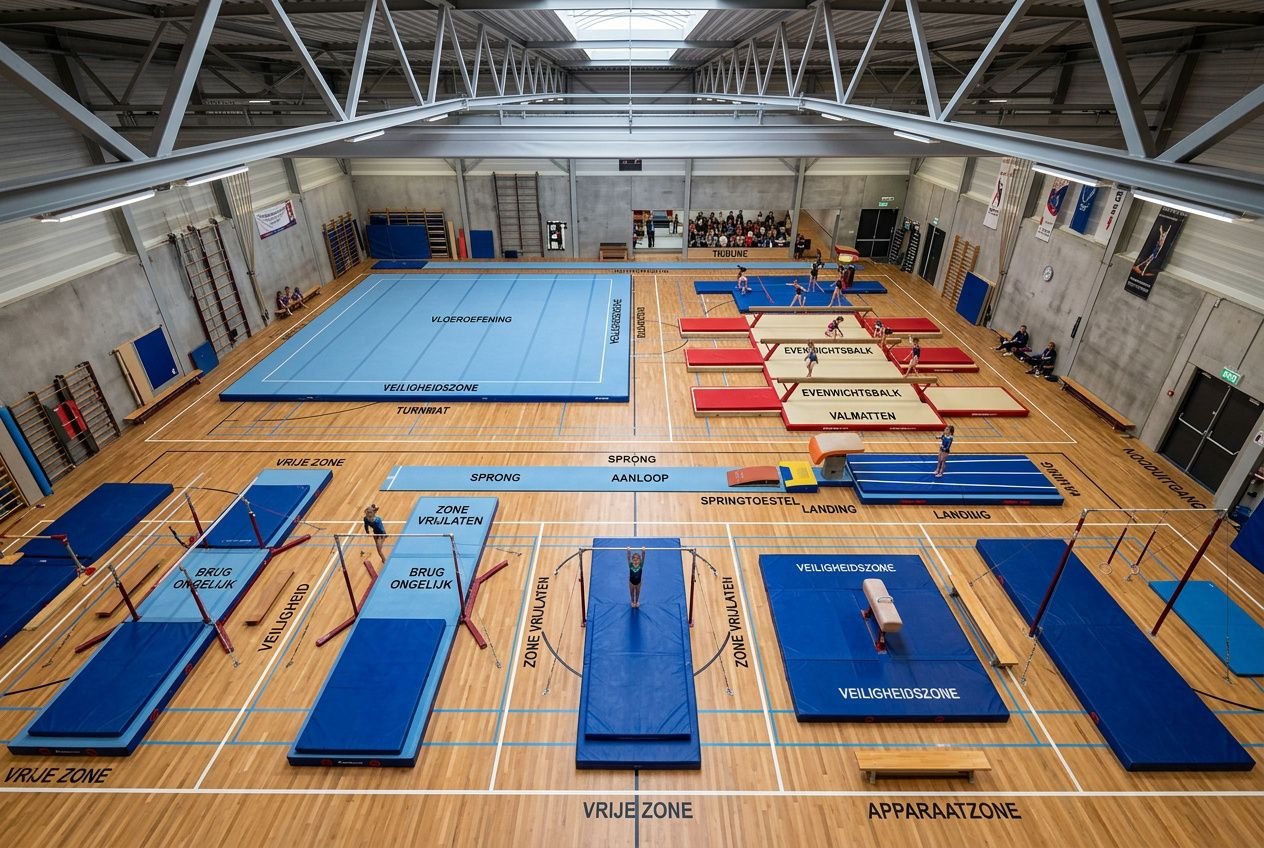 Turntoestellen tekenen: plan je turnzaal eenvoudig in
