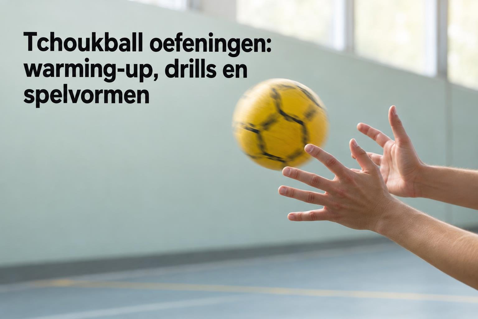 Tchoukball oefeningen: warming-up, drills en spelvormen