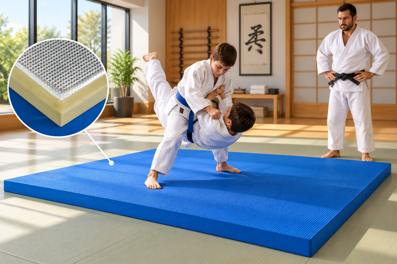 Verschil judomatten en tatami: dikte, hardheid en gebruik
